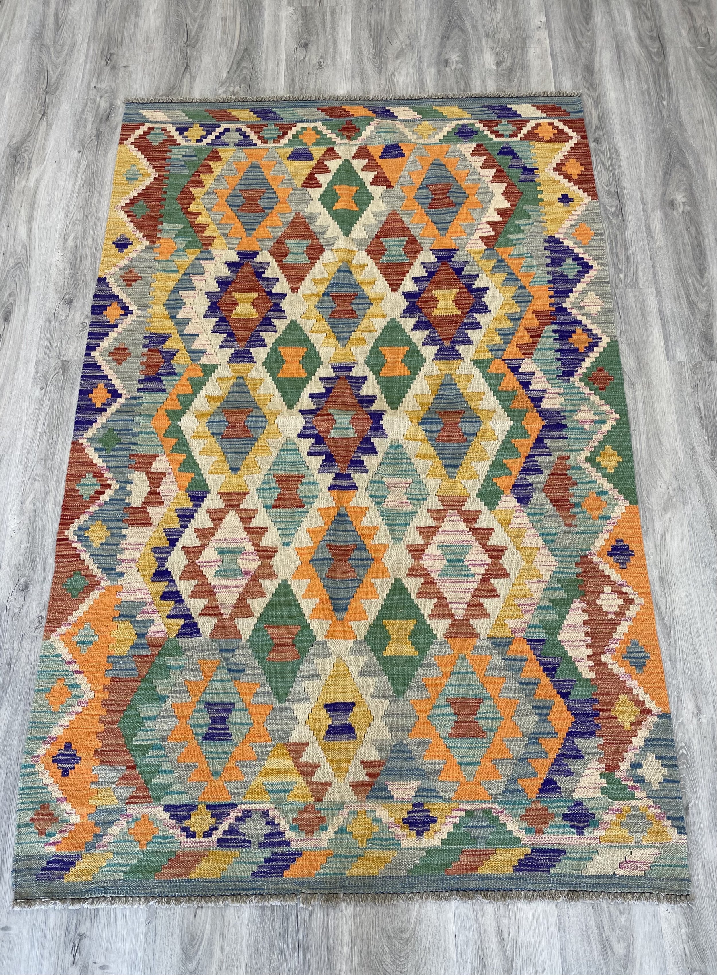 Hand-Woven 4x6 Kilim Rug — Kasra Rugs Toronto | Vintage Persian
